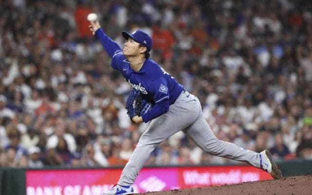 山本由伸、初回に２失点で逆転許す　適時打と暴投…厳しい表情でベンチへ