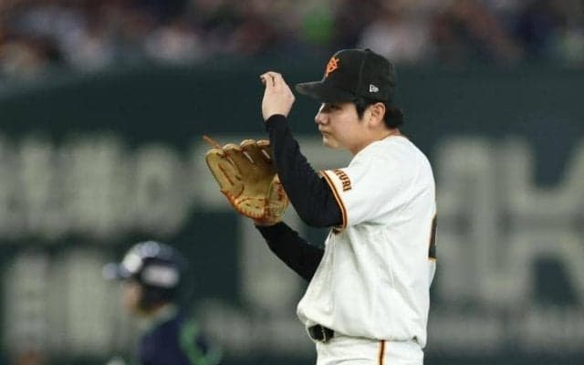 巨人・竹丸　プロ初被弾は先頭打者アーチ　二回以降は安定感取り戻す