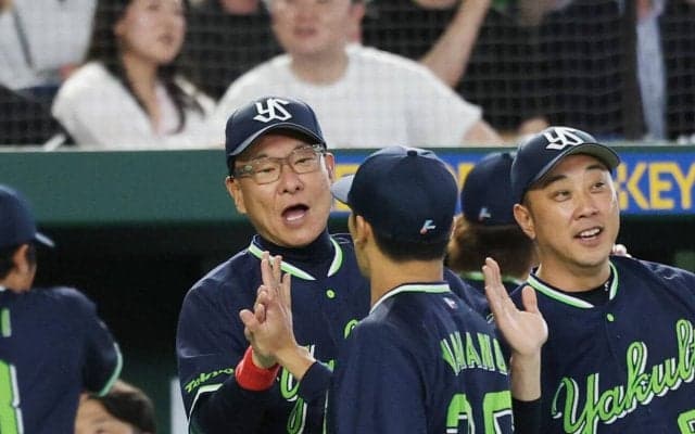 【ヤクルト】池山監督、並木秀尊の先頭打者弾は「ベンチが笑顔だらけに…」山野太一の交代には…