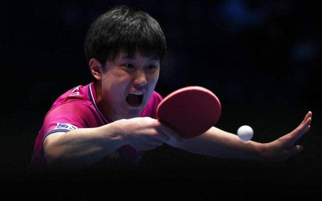 【卓球】張本智和が「チョレイ」絶叫…カザフスタン撃破で８強進出　準々決勝は強豪ドイツと対戦