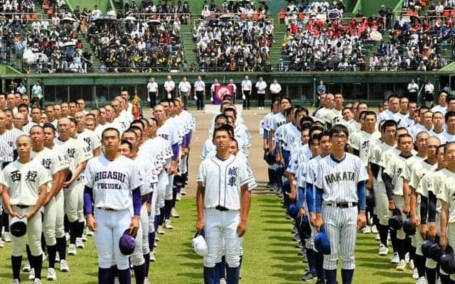夏の高校野球福岡大会、7月4日北九州市民球場で開幕、25日に決勝