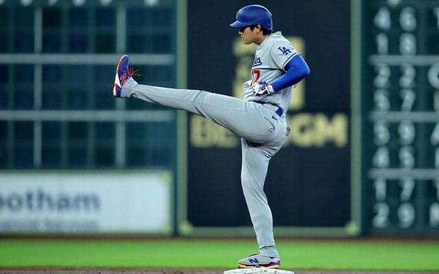26打席ぶり安打でキックパフォ！大谷翔平　先発翌日の昼に２安打＆1盗塁　高レベル二刀流証明