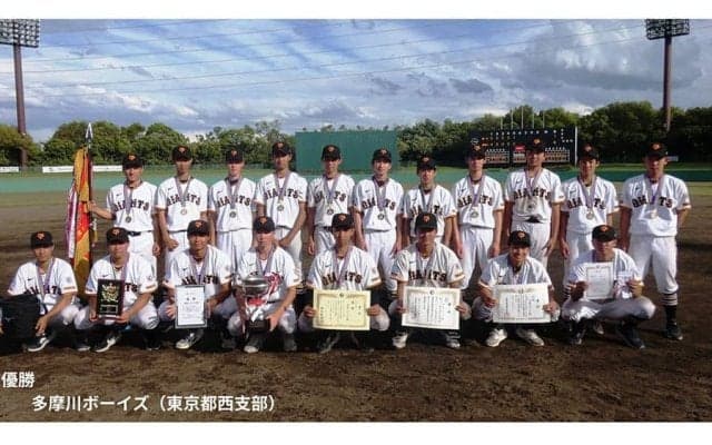 巨人U15、創部3年目で東日本王者に　5戦55得点で圧倒、決勝もコールド…井端Jr.がMVP
