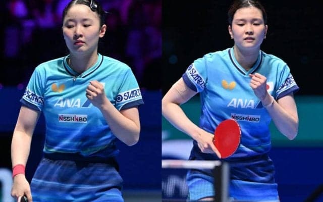 卓球日本女子、4強進出へ張本美和、橋本帆乃香がエース起用　早田ひなが3番手　ウクライナを撃破でメダル確定なるか【世界卓球2026】