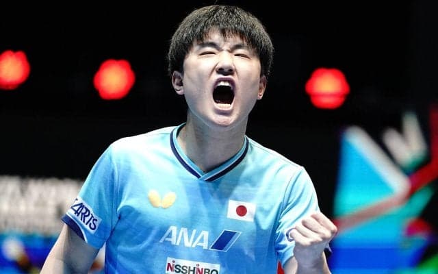 日本男子 2大会ぶりのメダル確定！ 張本智和がエース対決を制しドイツにリベンジ果たす【世界卓球】