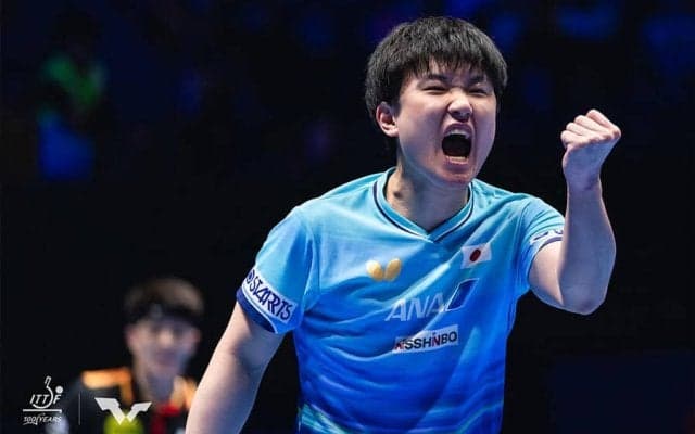 エース張本智和がメダルマッチ仕様の覚醒！ドイツ撃破で「本当に欲しいメダル」へ一歩【世界卓球】