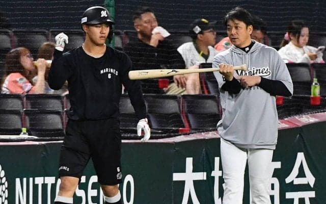 【ロッテ】西川史礁が12試合ぶり長打マーク　前日試合後には悔し涙　サブロー監督自ら打撃指導