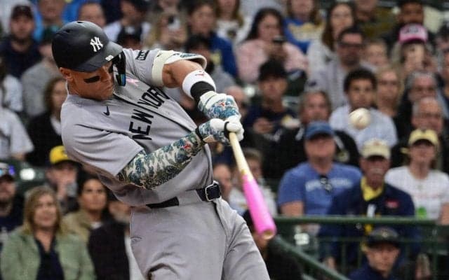 ヤンキース・ジャッジ16号、村上宗隆を抜いてリーグ単独トップ　ここ８試合で４発と打撃好調