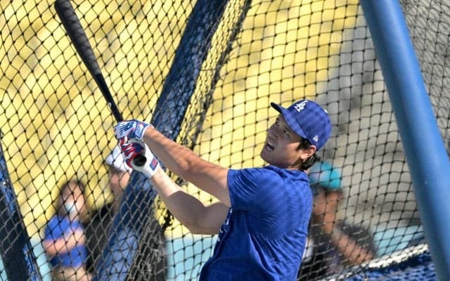 大谷翔平　スイングスピード低下もベイツ打撃コーチ「問題ない」フリー打撃で推定160m特大弾