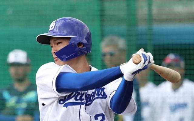 中日・石川昂弥が2試合連続の猛打賞！打撃指標はOPS.813と優秀！一軍昇格も間近か？