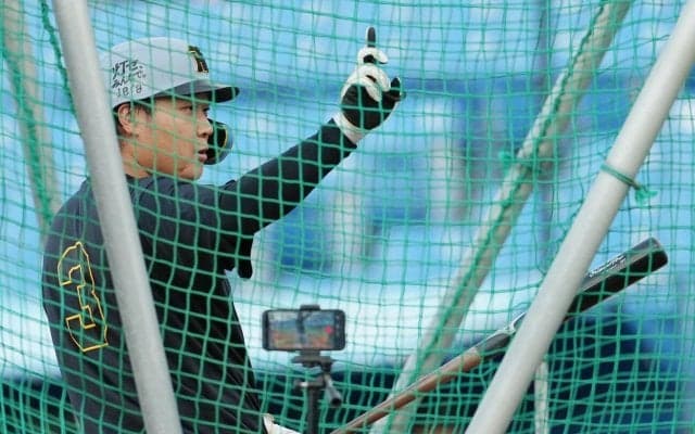 【阪神】大山悠輔が元気に神宮へ　鋭い打球、３試合ぶりスタメン復帰へ万全か