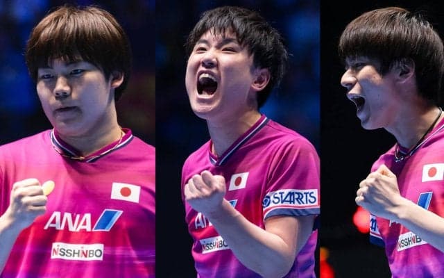 男子決勝戦オーダー発表！日本は張本・松島2点使い。中国は王・梁を2点起用【世界卓球】