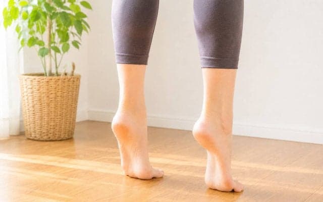 つま先立ち、かかとは高く上げればいいわけじゃない？靴・裸足の違いも解説