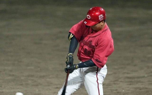 【広島】大盛穂、巨人大勢から同点ソロを豪快に右翼席へ、あと１本が出ない悪い流れ変える１発