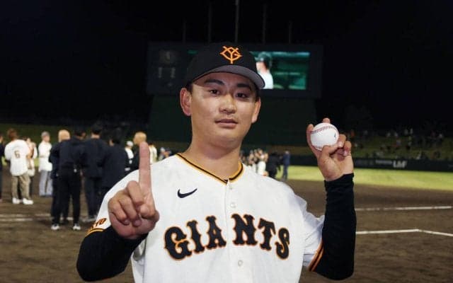 【巨人】大卒２年目宮原駿介がプロ初勝利　劇弾の坂本勇人へ「感謝したいです」
