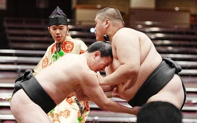 番付外の若狭が前相撲に出場　腰椎椎間板ヘルニアで２度手術、「次なったら引退」