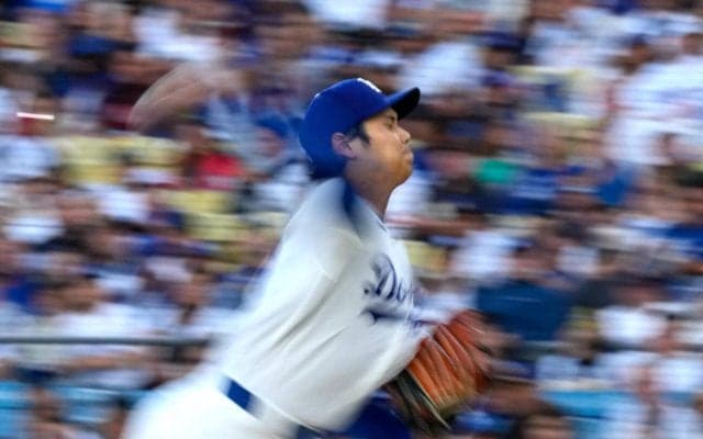 ドジャース大谷翔平　６回無失点で規定投球回到達　防御率ランクトップに