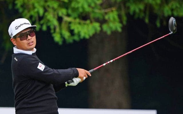 久常涼がメジャー初の首位発進 松山英樹3打差34位