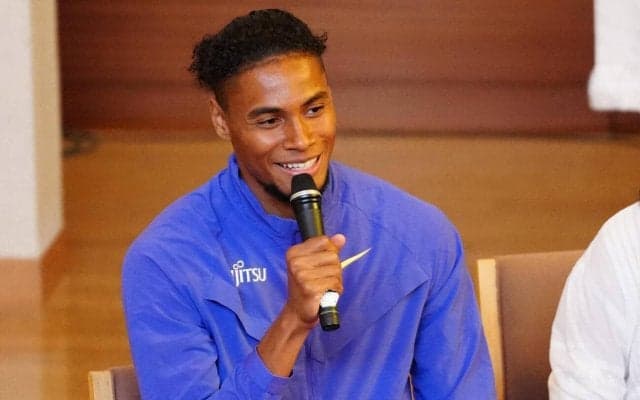 【陸上】中島佑気ジョセフ「同じ日本を背負う者として」サッカー日本代表にエール