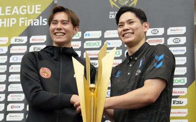 【バレー】12度目の日本一王手サントリー、大阪Ｂと対決　SVリーグ男子プレーオフ決勝第２戦