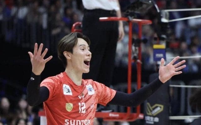 ＳＶリーグ　サントリー敗れ大阪Ｂ逆王手　高橋藍「明日勝てばいいだけの話」