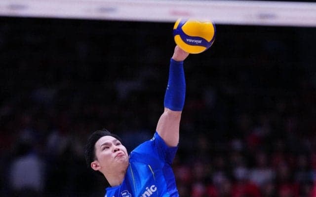【バレー】笑顔封印で勝利貢献！大阪B西田有志「この試合くらいは勝ちにこだわることした方が」