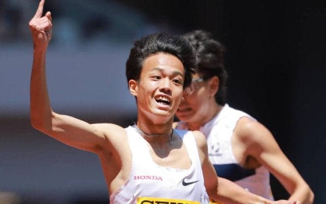 男子３０００Ｍで日本新の森凪也「更新したいとずっと考えていた。どうにか粘った」強烈スパートで優勝…セイコーＧＧＰ