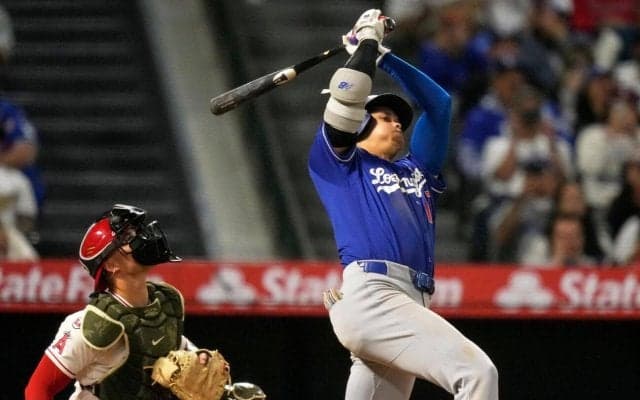 大谷翔平、６打席目に走者一掃の適時二塁打　マルチ安打＆５打点の大暴れで今季最多の15得点