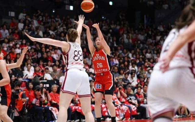 田中こころがチーム最多15得点でけん引…女子日本代表がラトビアを逆転で下し強化試合2連勝