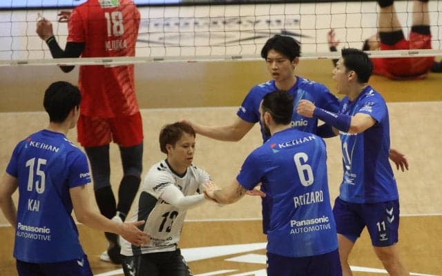【バレー】西田有志を中心に大阪Ｂが主導権握りセット連取　SVリーグ初制覇にあと１セット