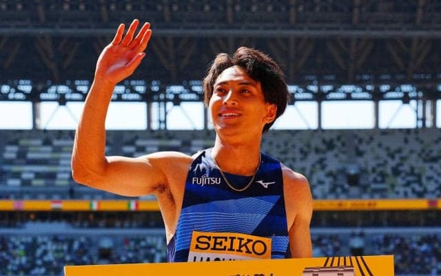 【陸上】橋岡優輝、8m22で走り幅跳びVも「あの助走で…」日本記録更新は「勝手に出る」自信