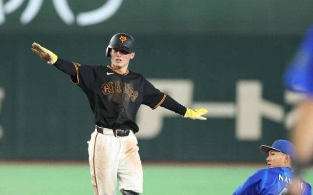 巨人・浦田が東京ドームわかせる３盗塁　確信の三盗も　猛打賞翌日に足で魅せる