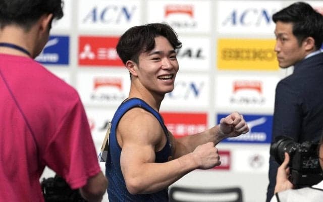 【体操】岡慎之助「NHK杯は僕のもんだぞ」王者の意地で逆転３連覇、橋本大輝との一騎打ち制す