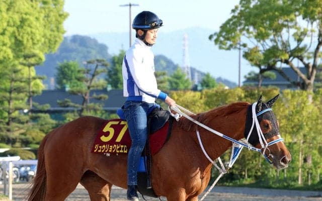 【オークス】今村聖奈騎手と挑むジュウリョクピエロが前走以上の気配　陣営「体つきにメリハリが出てきました」