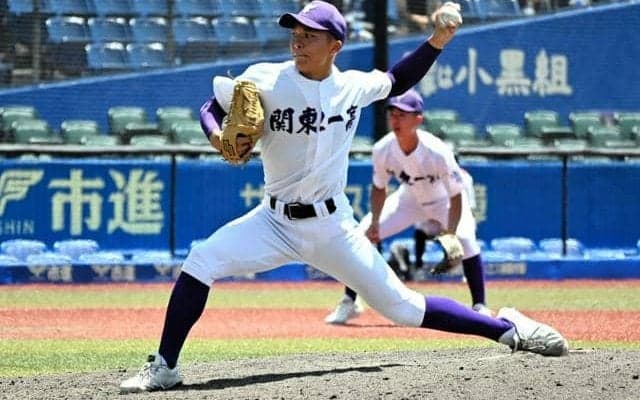 関東第一のエース石井翔が熱戦を締める　18人出場の総力戦で制す