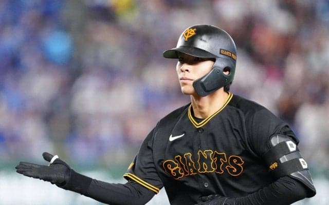 【巨人】平山功太がプロ初先頭打者弾「ポイントを前で」6連勝中のチームをさらに勢いづける