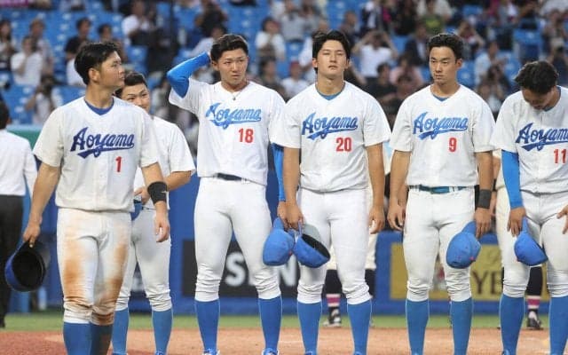 ドラフト候補青学大・渡部海主将「やりたい野球を国学院さんにされてしまった」史上初７連覇逃す