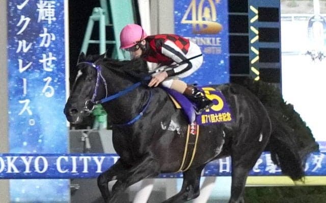サントノーレが６馬身差で大井記念を圧勝　重賞５勝目　昨年のＪＢＣクラシック３着馬が復活Ｖ