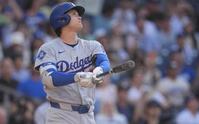 大谷翔平、第５打席は見逃し三振に倒れる　初回の第１打席で今季８号先頭打者弾放つ