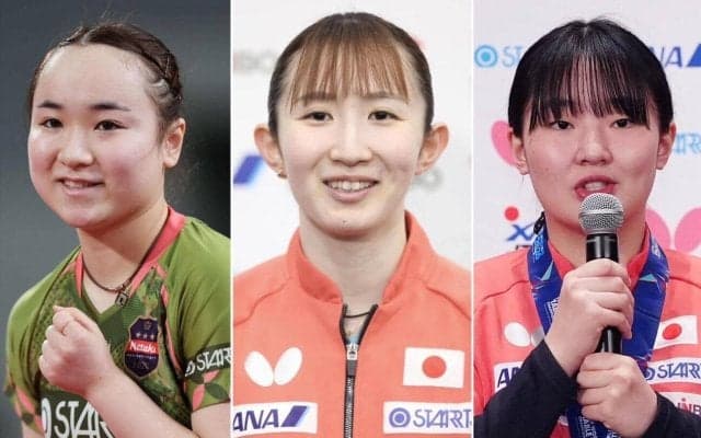 【卓球】伊藤美誠は混合ダブルスにエントリー予定…張本美和は４種目　アジア大会出場種目が決定