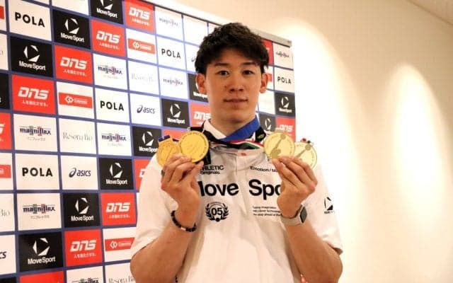 石川祐希がイタリアから帰国　日本代表では「アジア選手権にピークを迎えるチームづくりを目指す」