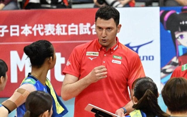 【バレー】女子代表アクバシュ監督「チームワークとしてMVP」VNLへ仕上がり手応え