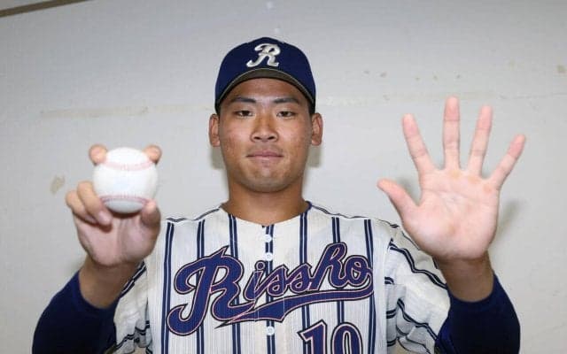立正大・高田庵冬「甘い球を振り切れた。うれしい」今季５号で１年生春のリーグ本塁打新記録達成