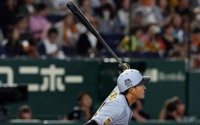 【阪神】ドラ１立石正広がプロ初１番でいきなり二塁打！　森下適時打＆大山２ランで初回３得点