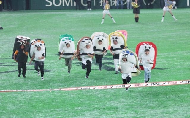 【巨人】すしレースは終盤のデッドヒートに強いコハダが勝利　今季４勝目