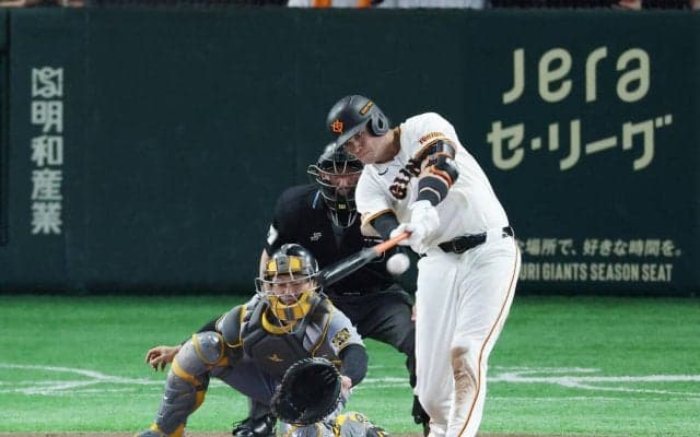 【巨人】ダルベックが６回追撃の適時打　阪神先発高橋遥人の完封阻む