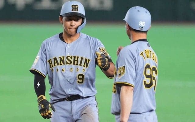 阪神3連勝、首位の燕と0.5差　ドラ1立石が3安打＆プロ初打点、高橋遥人4失点も5勝目