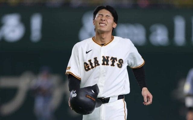 巨人痛恨　新リードオフマン平山にアクシデント発生　6回走塁中に左太もも裏に異変か「痛すぎる…」