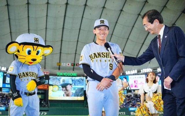 【阪神】ドラ１立石正広「東京ドームなので室内バッティングの気持ちで」森下助言でプロ初猛打賞
