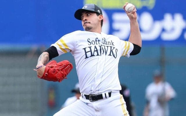 鷹、アルメンタの支配下登録を発表　最速159キロのメキシコ人左腕「本当にとても嬉しい」